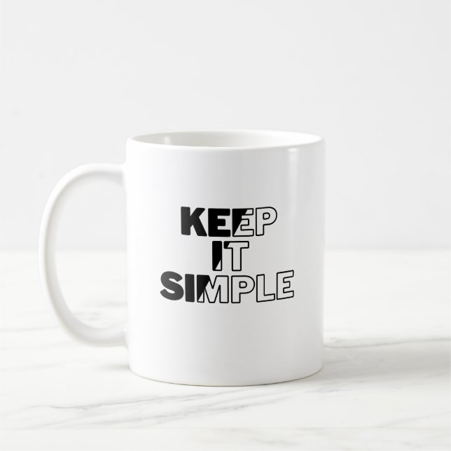 Mug Gardez-le simple (Gauche)