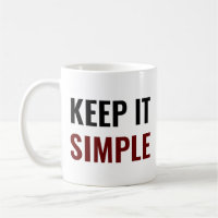 Gardez-le simple