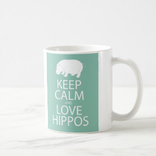 Mug Gardez l'hippopotame d'impression d'hippopotames