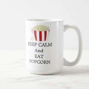 Mug Gardez votre calme et mangez du pop-corn