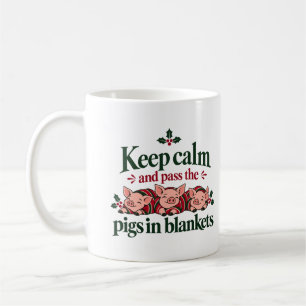Mug Gardez votre calme et passez les cochons dans les