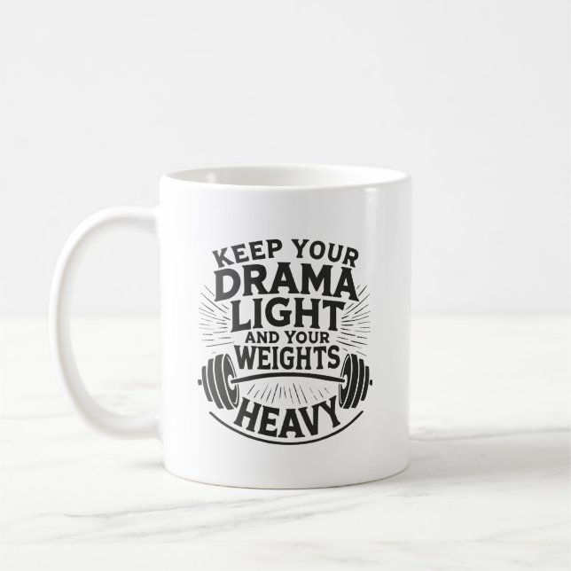Mug Gardez votre lumière dramatique et vos remontées l (Gauche)
