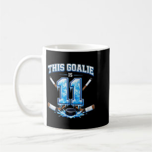 Mug Gardien de but de hockey sur glace pour son 11e an