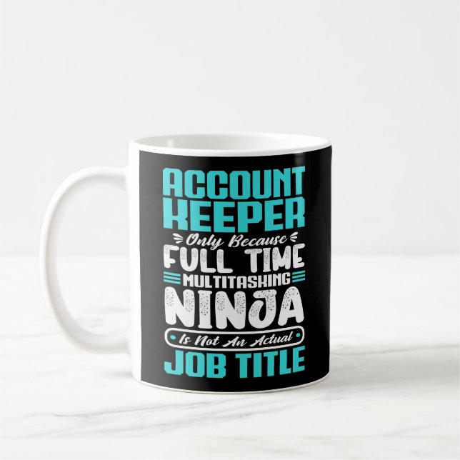 Mug Gardien de compte Titre de l'emploi Compétences pr (Gauche)