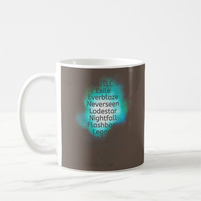 Mug Gardien des villes perdues série de livres titres  (Gauche)