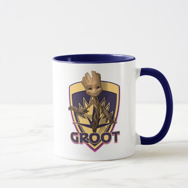Mug Gardiens de la Galaxie | Baby Groot Crest (Droite)