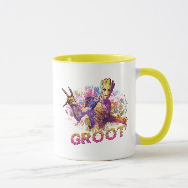Mug Gardiens de la Galaxie | Groot Neon Graphic (Droite)