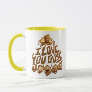 Mug Gardiens de la Galaxie "Je vous aime les gars"