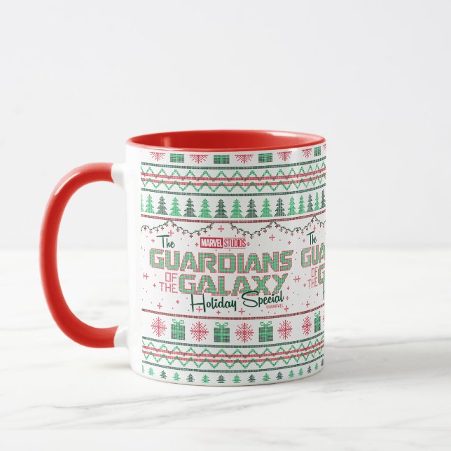 Mug Gardiens de la Galaxy Holiday Cross Stitch (Gauche)