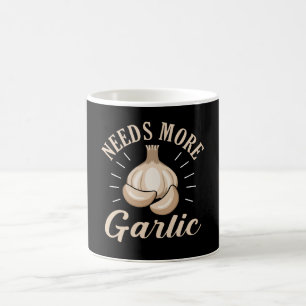 Mug Garlic Vampire jeu de mots Besoin d'ail plus