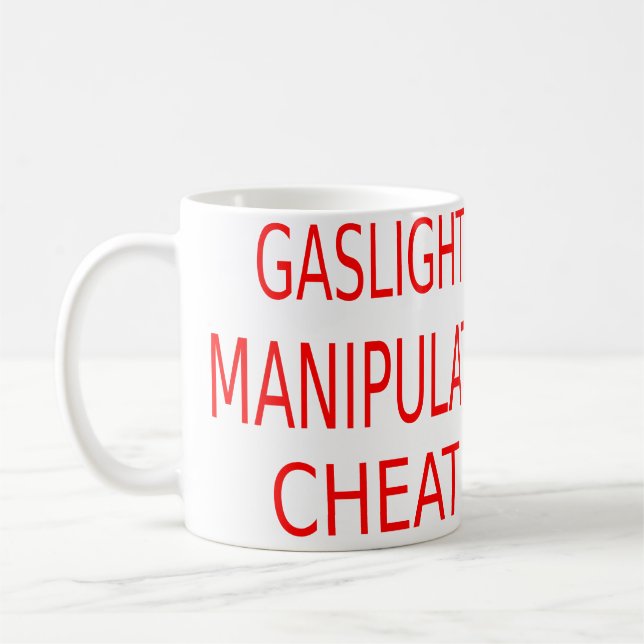 Mug Gaslight Manipuler Cheat Football Jersey (Gauche)
