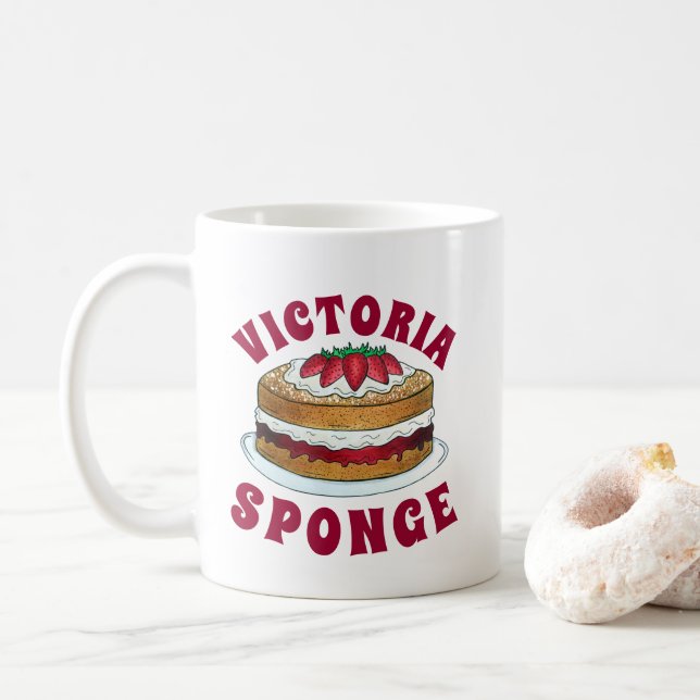 Mug Gâteau aux sandwichs Victoria Gâteau aux éponges R (Avec donut)