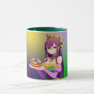 Mug Gâteau des rois d'Anime Mardi Gras