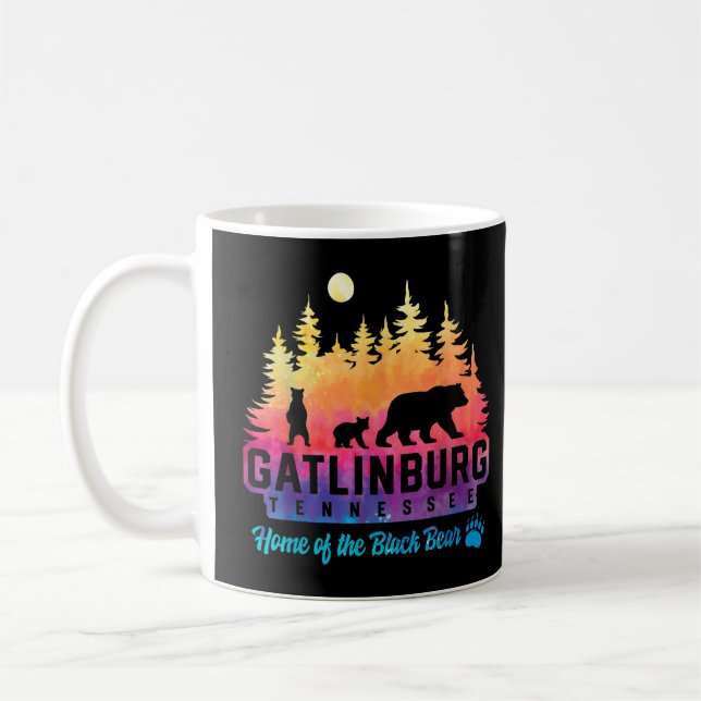 Mug Gatlinburg Tennessee Ours Great Smoky Mountains Ti (Gauche)