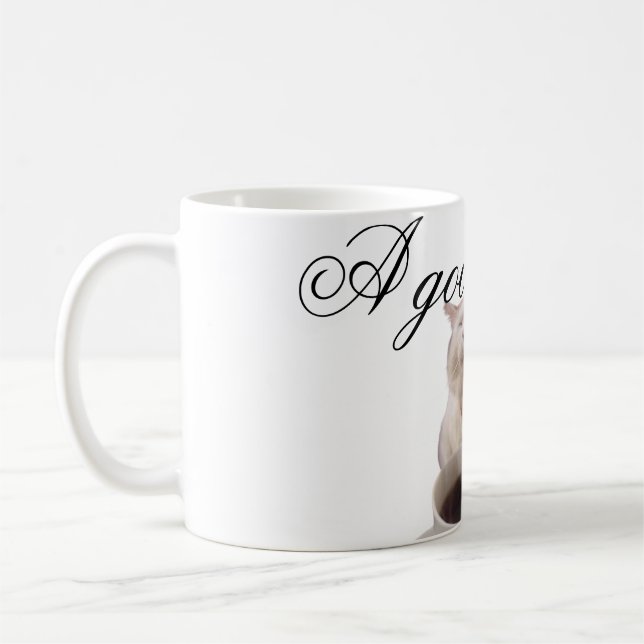 Mug Gato tomando cafe  (Gauche)