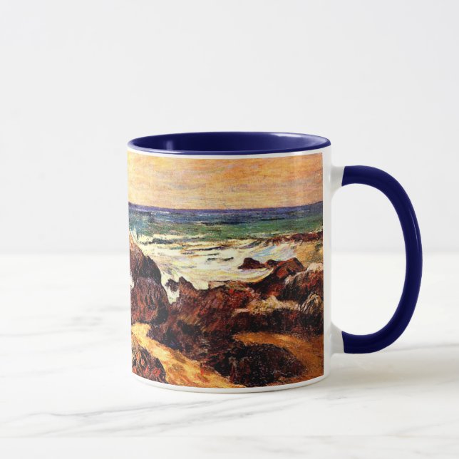 Mug Gauguin - Rochers et mer, 1886, peinture (Droite)