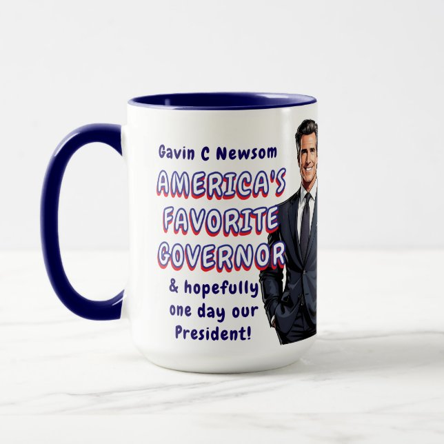 Mug Gavin C Newsom | Le gouverneur favori de l'Amériqu (Gauche)