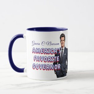 Mug Gavin C Newsom Le gouverneur favori de l'Amériqu