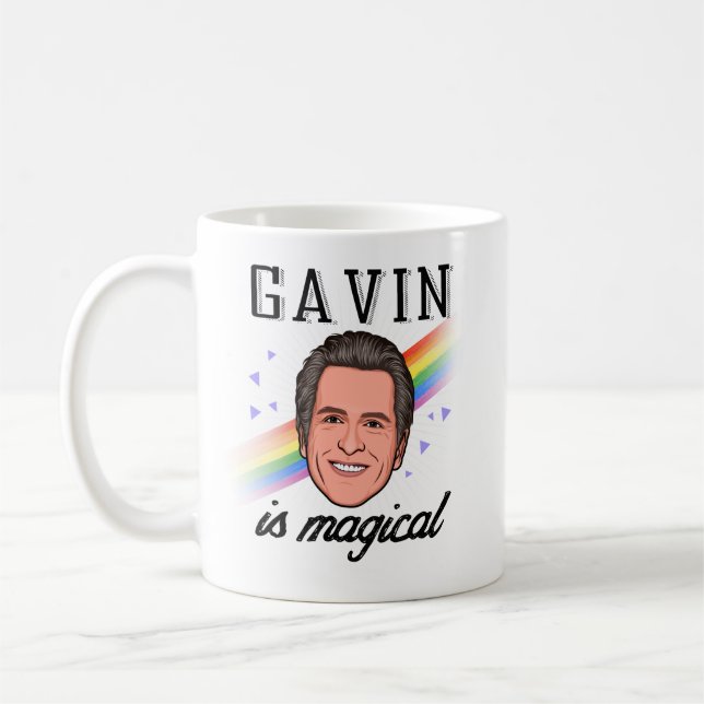 Mug Gavin Newsom est magique (Gauche)