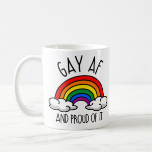 Mug GAY AF et fier de l'être