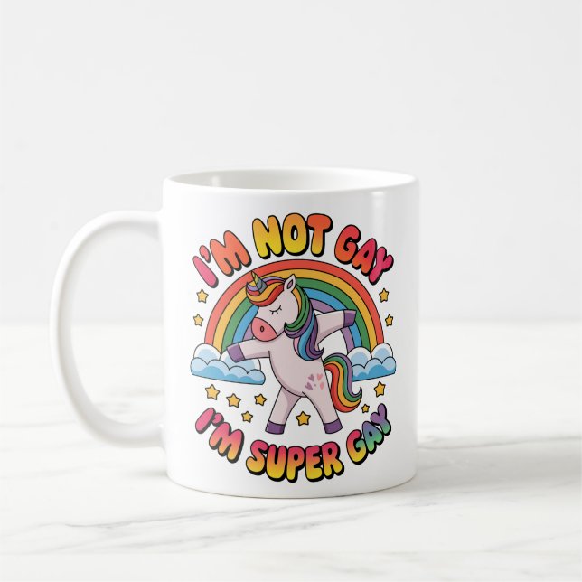 Mug Gay Im Super Gay Sublimation-60681 Tri-Blend Shir (Gauche)