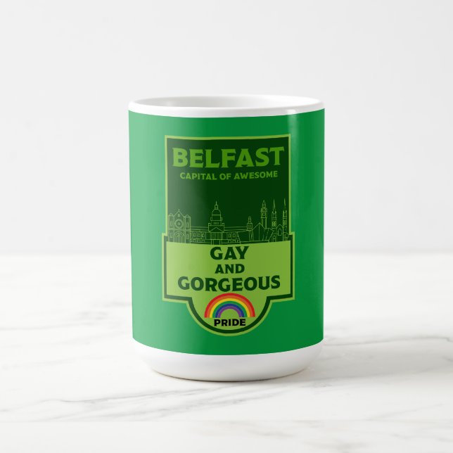 Mug Gay pride Belfast - Brighton Irlande LGBT - (Centre)