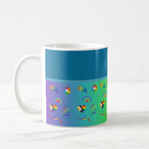 Mug gay pride lgbtq coloré mois