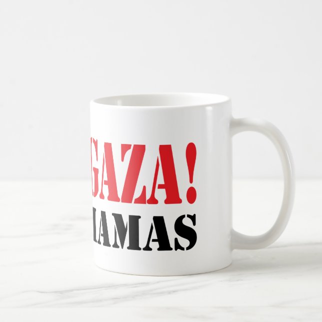 Mug GAZA libre de HAMAS (Droite)