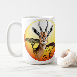 Mug Gazelle Antelope africaine animal sauvage