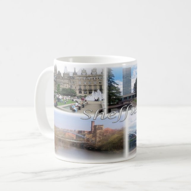 Mug GB England - Yorkshire - Sheffield - (Devant gauche)