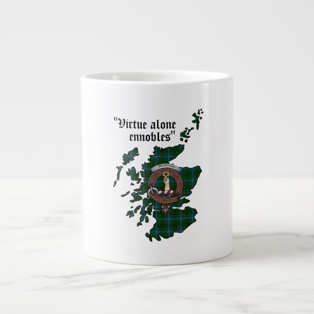Mug géant Badge du clan Henderson (Devant)