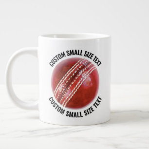 Mug Géant de Cricket avec Texte Personnalisé de Pe