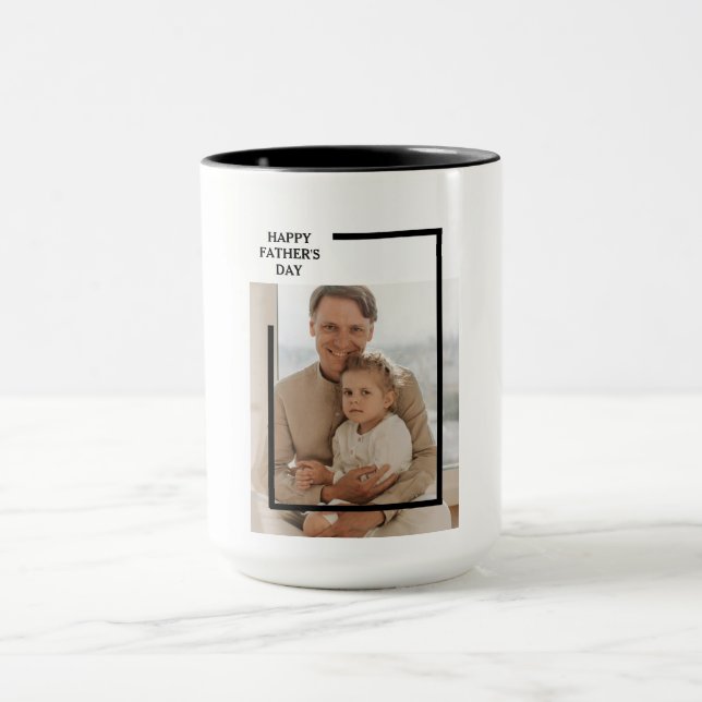 Mug géant de Fête des pères personnalisée | Beau c (Centre)