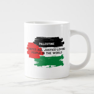 Mug géant de la résilience et de la solidarité pal