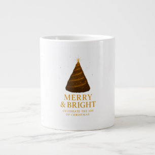 Mug Géant de Noël 'Merry & Bright' à Paillettes Do
