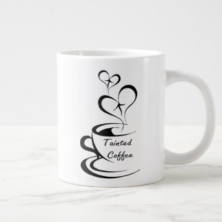 Mug géant du café peint