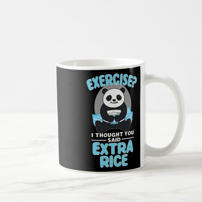 Mug Géant Panda Funny Gymnase Entraînement Sayings Ali (Droite)