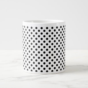 Mug géant Pois noir