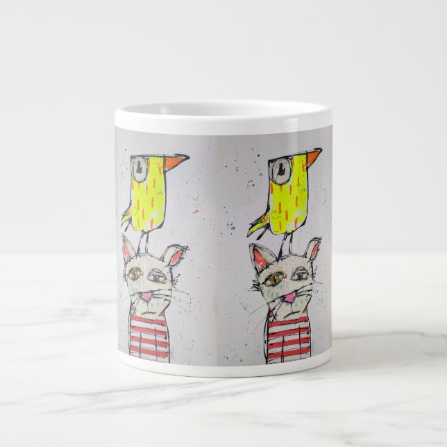 Mug géant Puddy Cat & Canary (Devant)