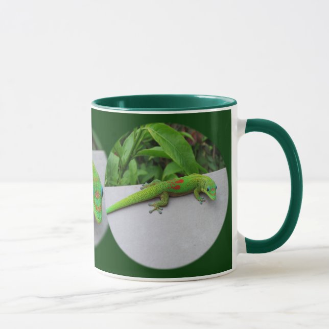 Mug Gecko Gold Dust Day - Audition et obtenir quelques (Droite)