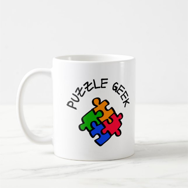 Mug Geek de puzzle (Gauche)