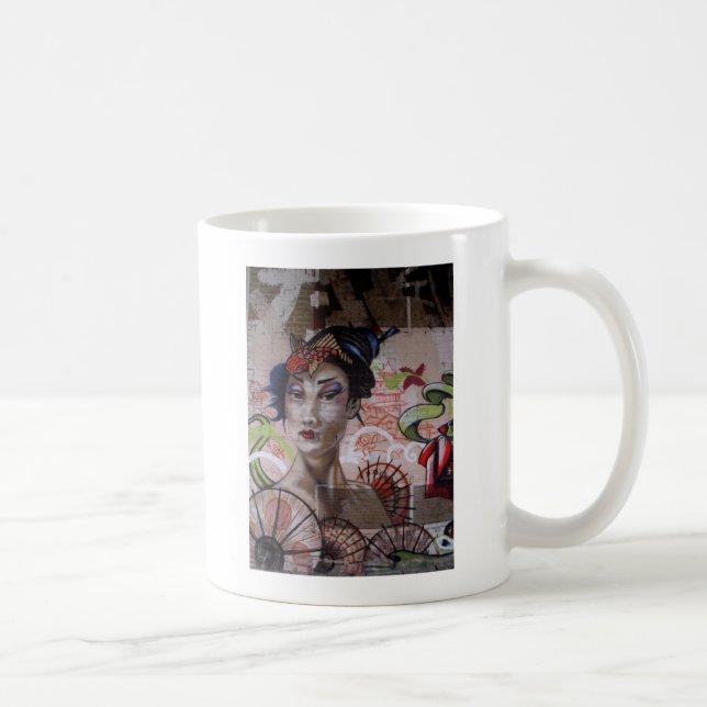Mug Geisha Urban Graffiti Street Art (Droite)