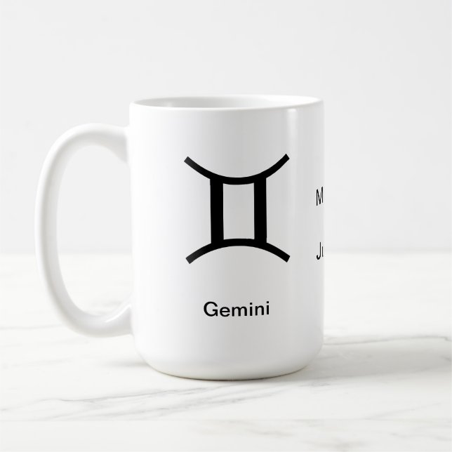 Mug - Gemini glyph (Left)