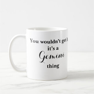 Mug Gemini Zodiac Astrologie drôle mule