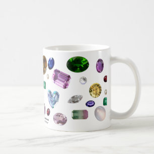 Mug Gemmes sur le blanc