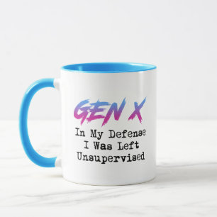 Mug Gen X - Dans Ma Défense, J'Ai Été Laissé Sans Surv
