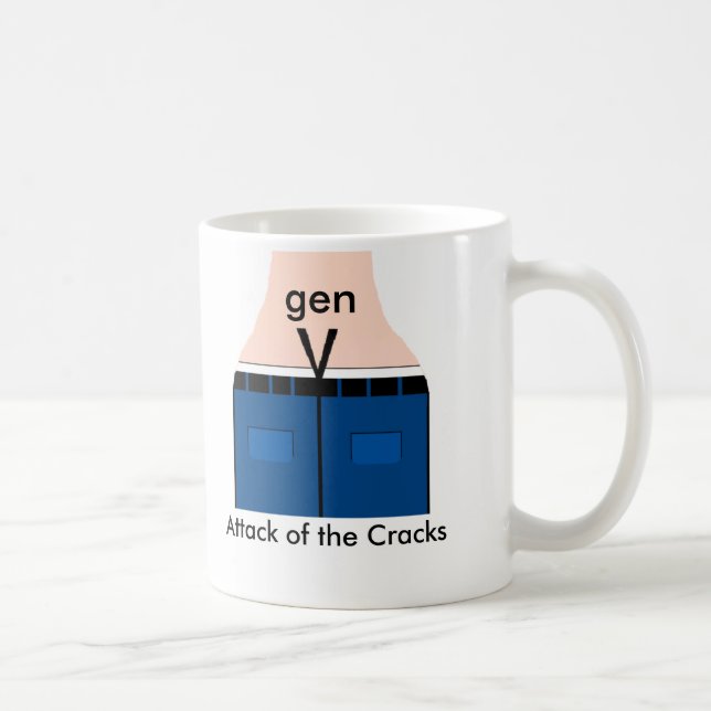 Mug Gen Y - Musique de craquage de boutons (Droite)