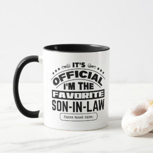 Mug Gendre préféré personnalisé officiel drôle de fami