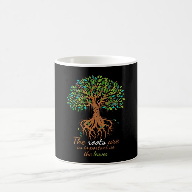 Mug Généalogie importante comme famille d'adn Feuille (Centre)