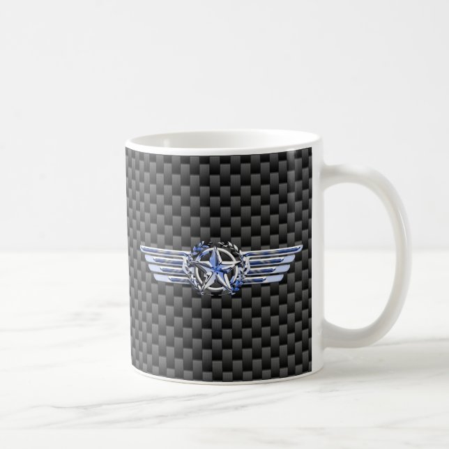 Mug General Private Air Pilot Chrome Comme Star Wings (Droite)